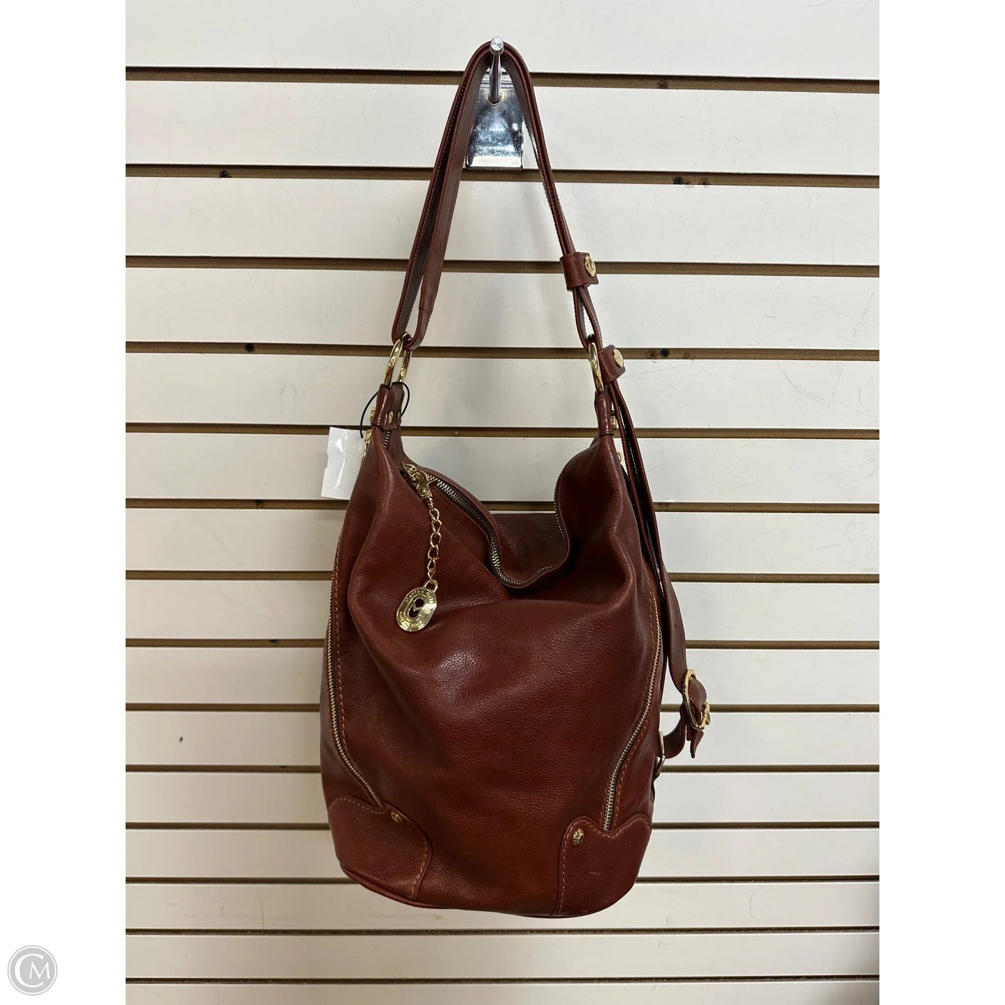 Handbag Leather By Marino Orlandi, Size: Large