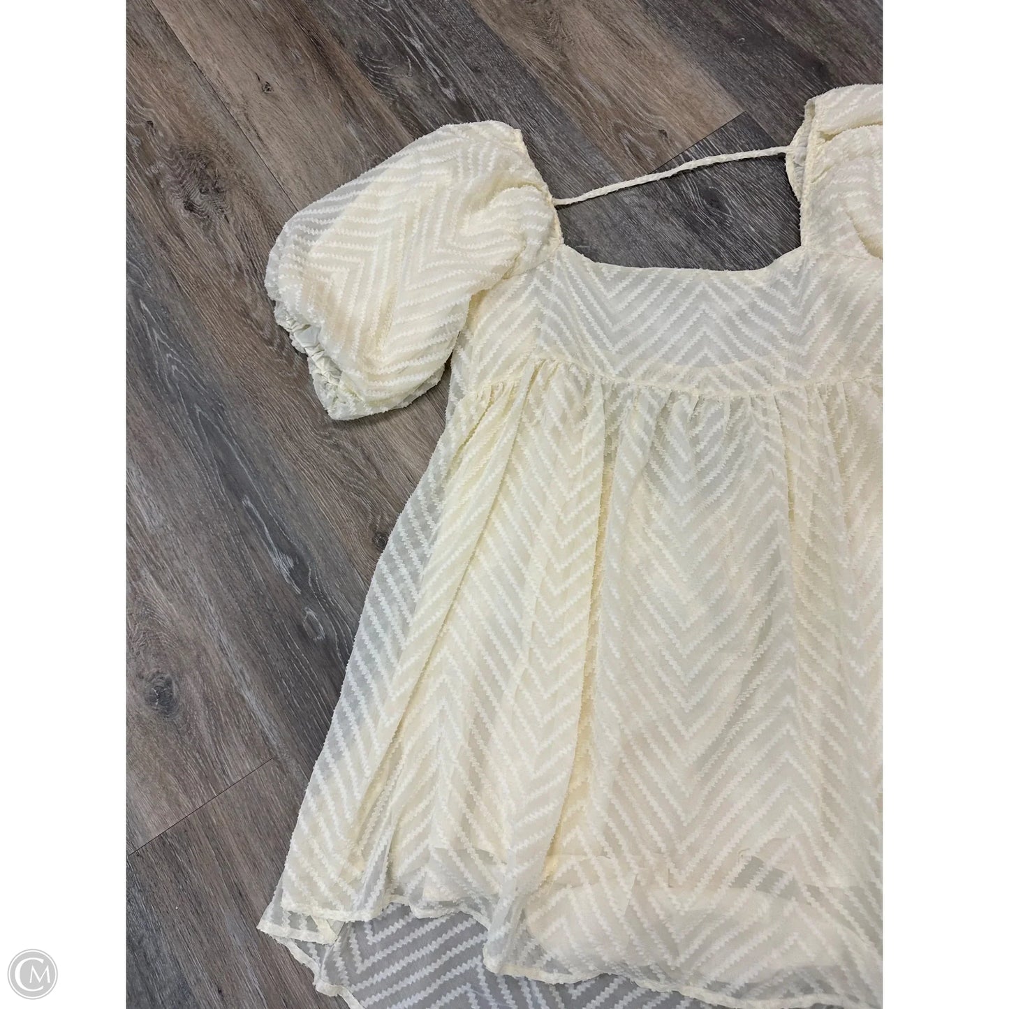 Dress Casual Short By By Together In Cream, Size: M