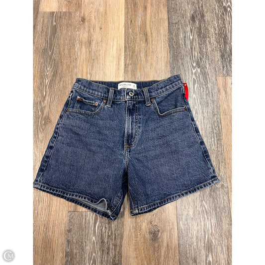 Shorts By Abercrombie And Fitch In Blue Denim, Size: 0
