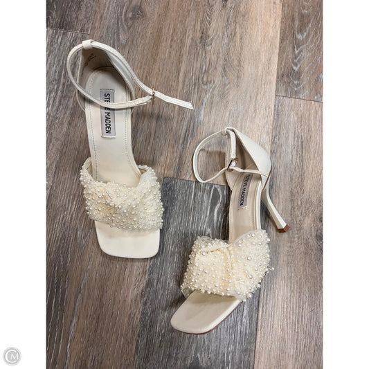 Shoes Heels Stiletto By Steve Madden In Cream, Size: 8