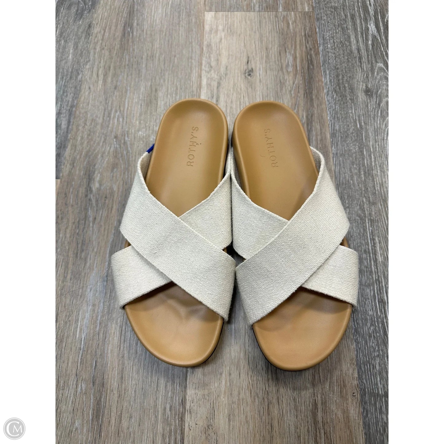 Sandals Flats By Rothys In Cream, Size: 9