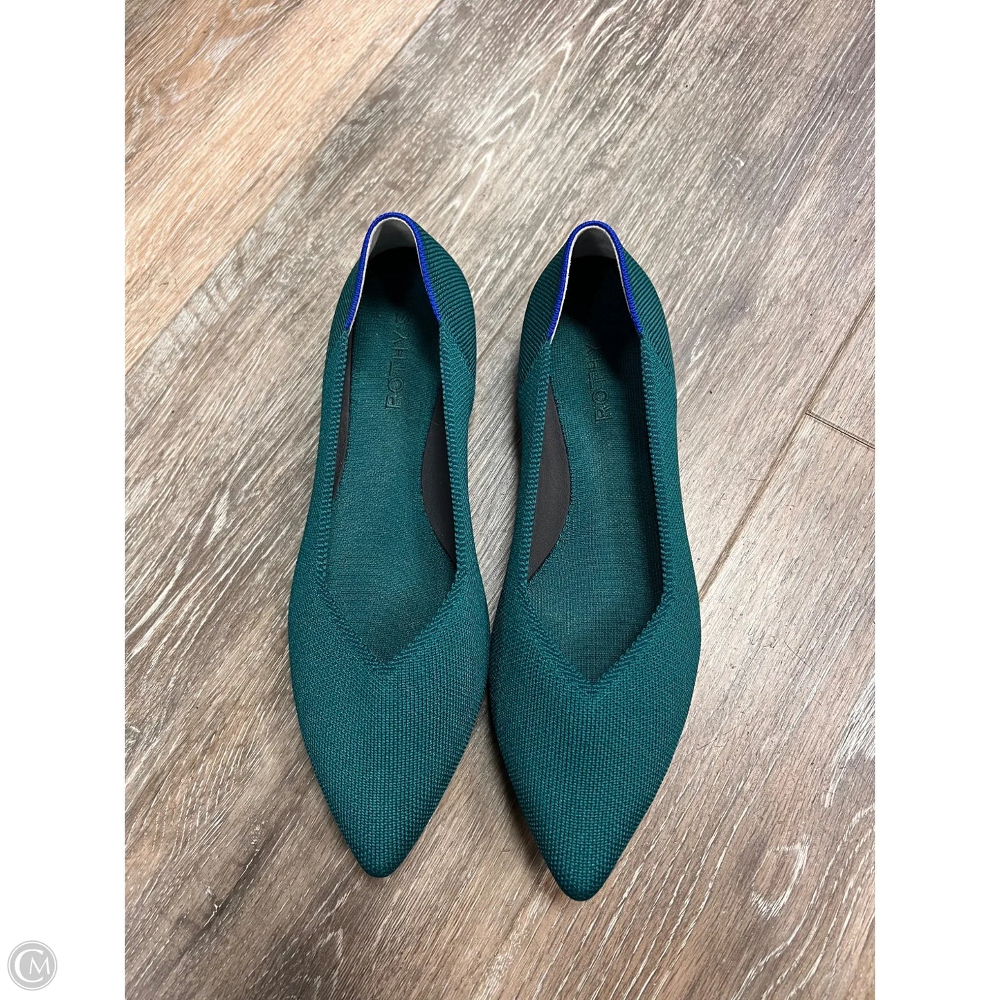 Shoes Flats By Rothys In Teal, Size: 9
