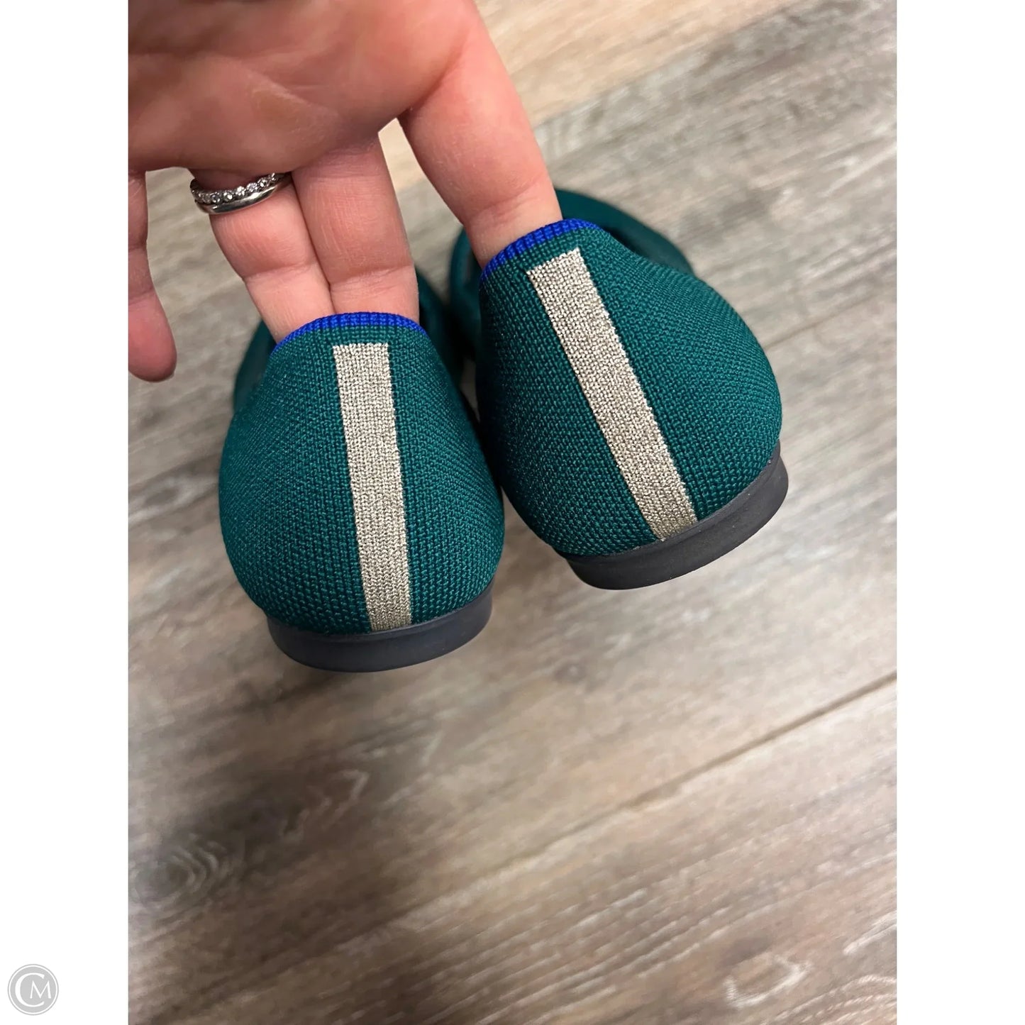 Shoes Flats By Rothys In Teal, Size: 9