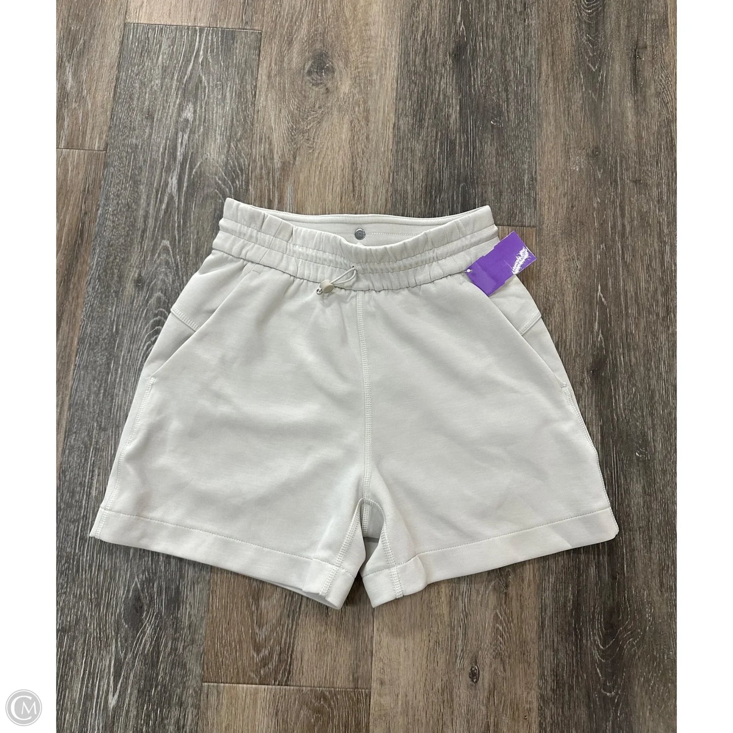 Athletic Shorts By Lululemon In White, Size: 0