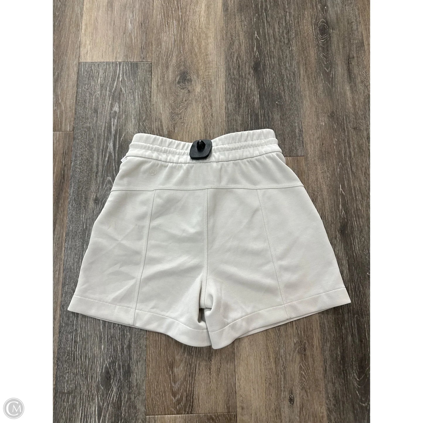 Athletic Shorts By Lululemon In White, Size: 0