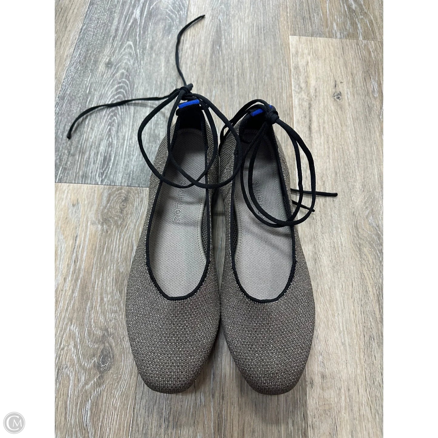 Shoes Flats By Rothys In Gold, Size: 9