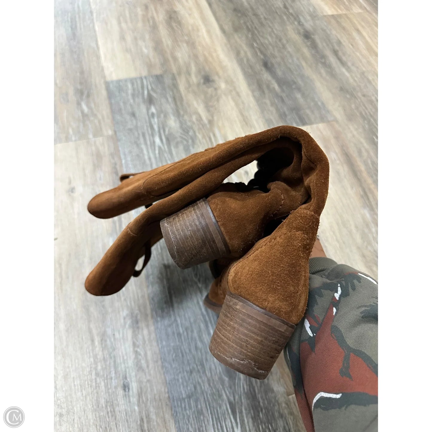 Boots Mid-calf Flats By Cmc In Brown, Size: 7.5