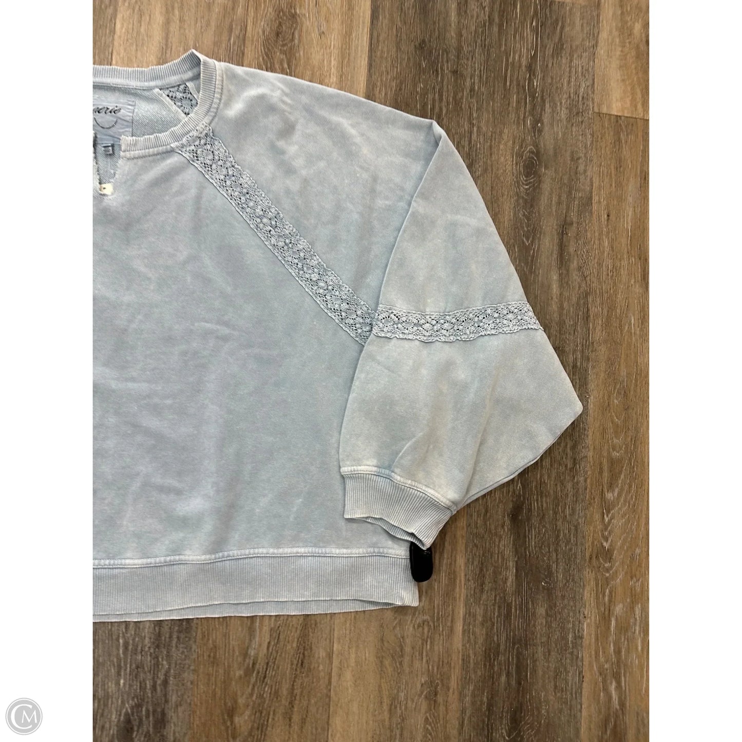 Sweatshirt Crewneck By Aerie In Blue, Size: Xxl