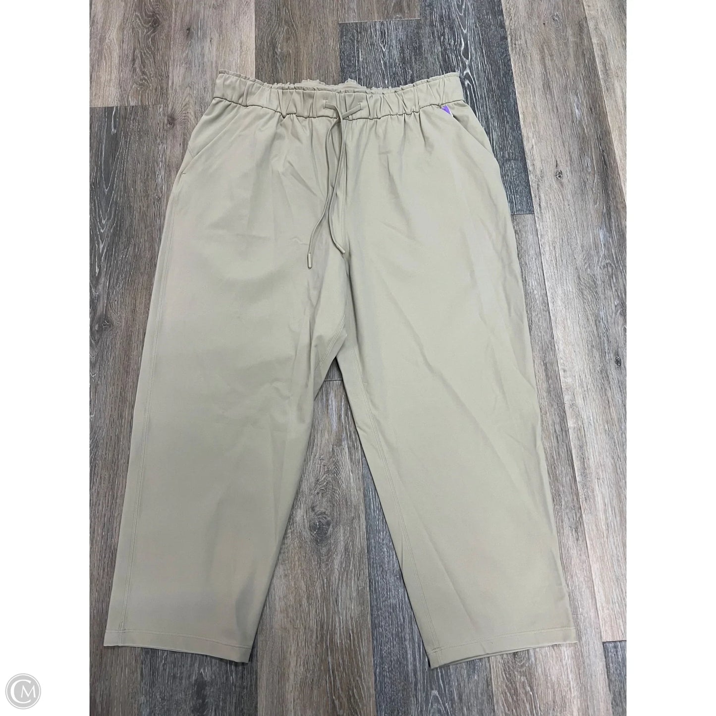 Athletic Pants By Lululemon In Tan, Size: 14