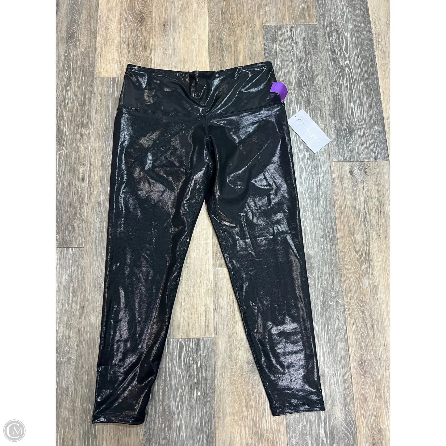 Athletic Leggings By Athleta In Black, Size: 1x