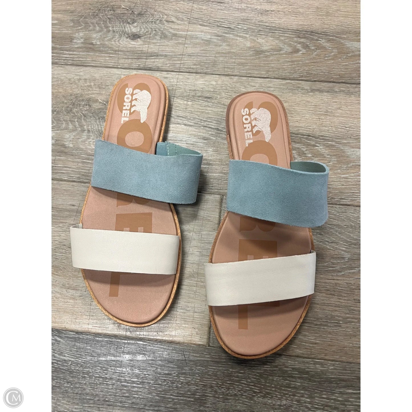 Sandals Flats By Sorel In Blue, Size: 10.5