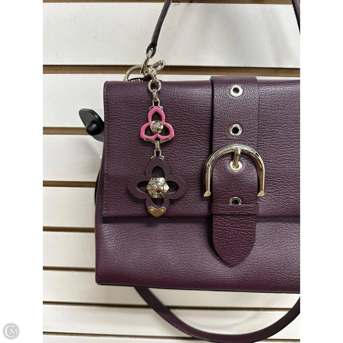 Handbag Leather By Henri Bendel, Size: Medium