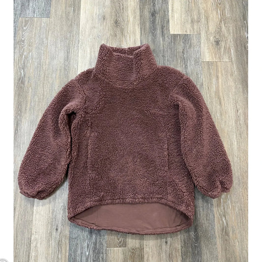 Athletic Jacket By Lululemon In Maroon, Size: 6