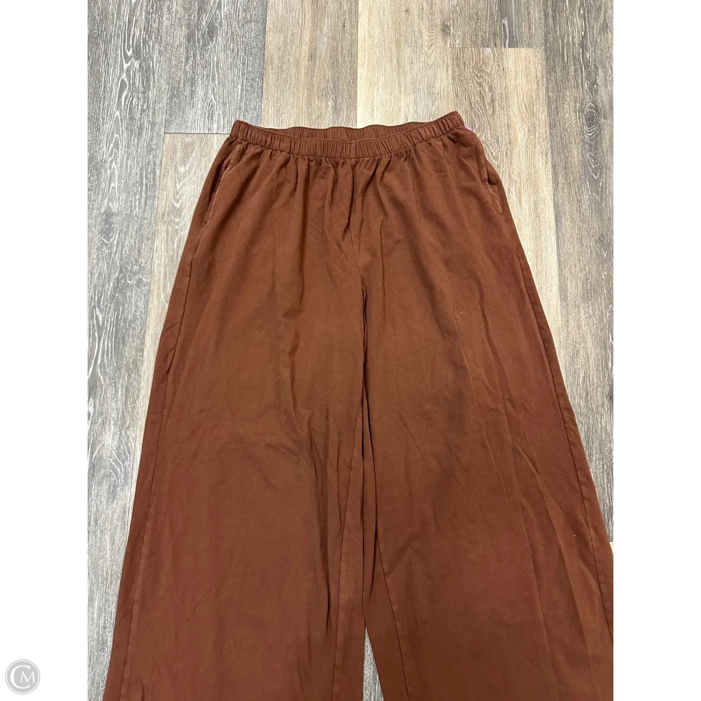 Pants Wide Leg By Aerie In Brown, Size: M