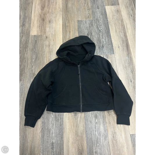 Athletic Sweatshirt Hoodie By Lululemon In Black, Size: Xs/S