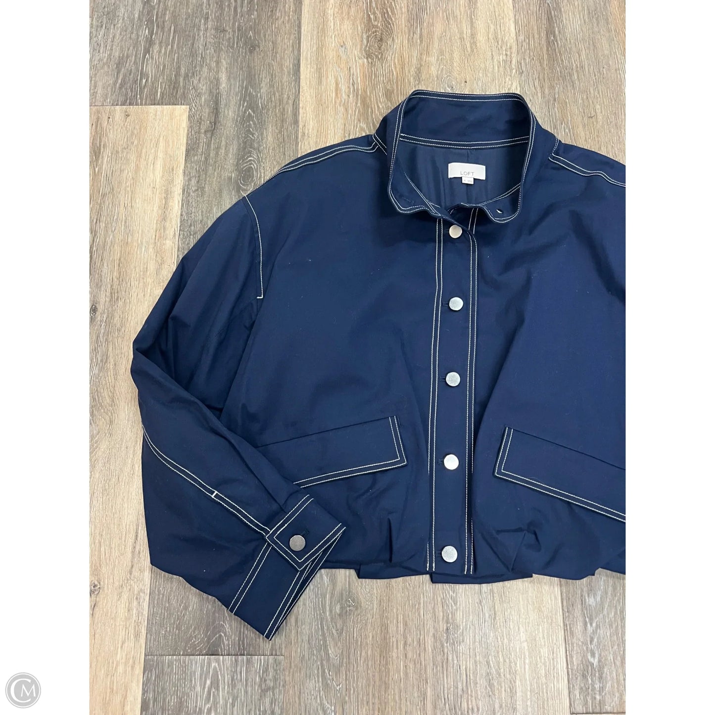 Jacket Other By Loft In Navy, Size: Xl