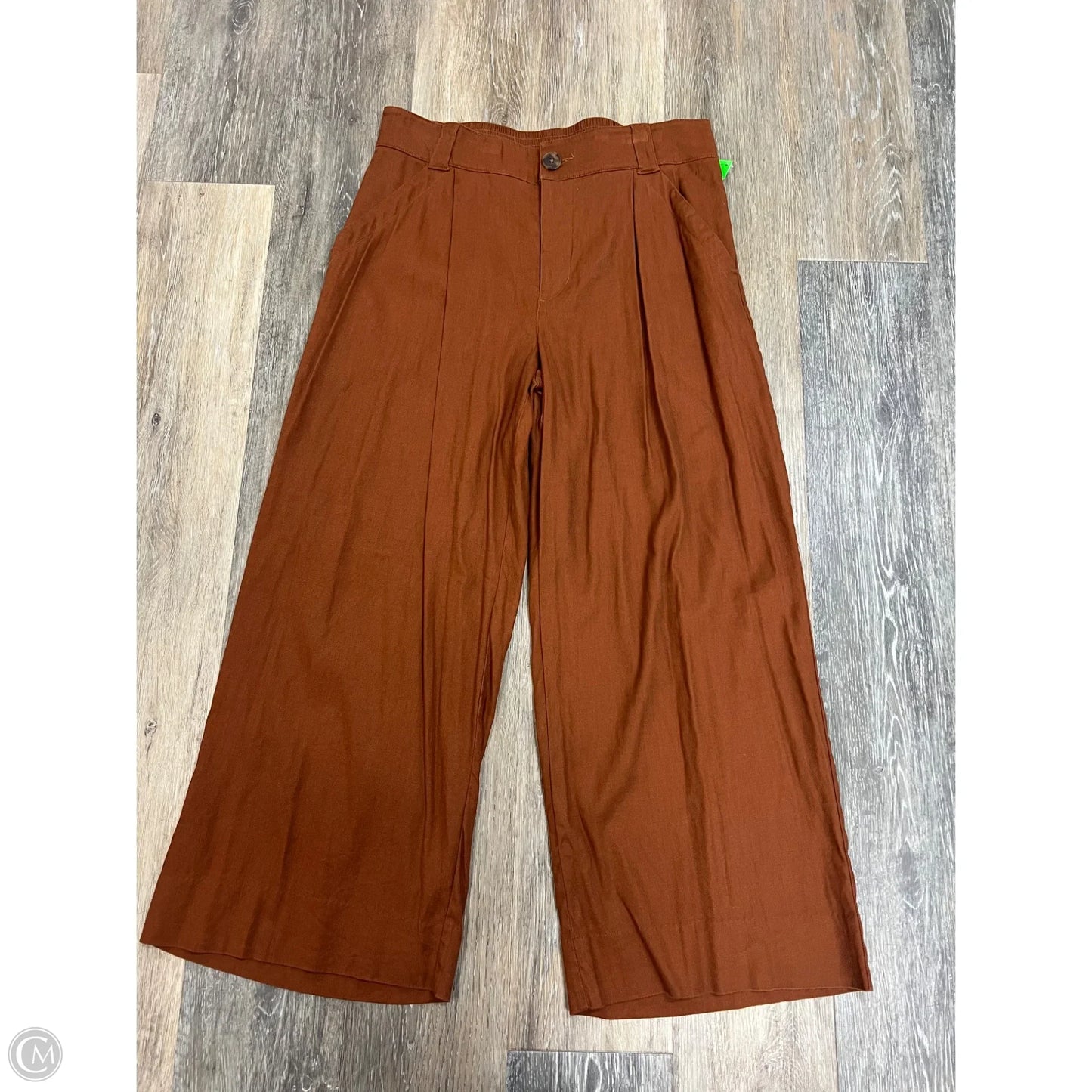 Pants Wide Leg By Cabi In Orange, Size: M