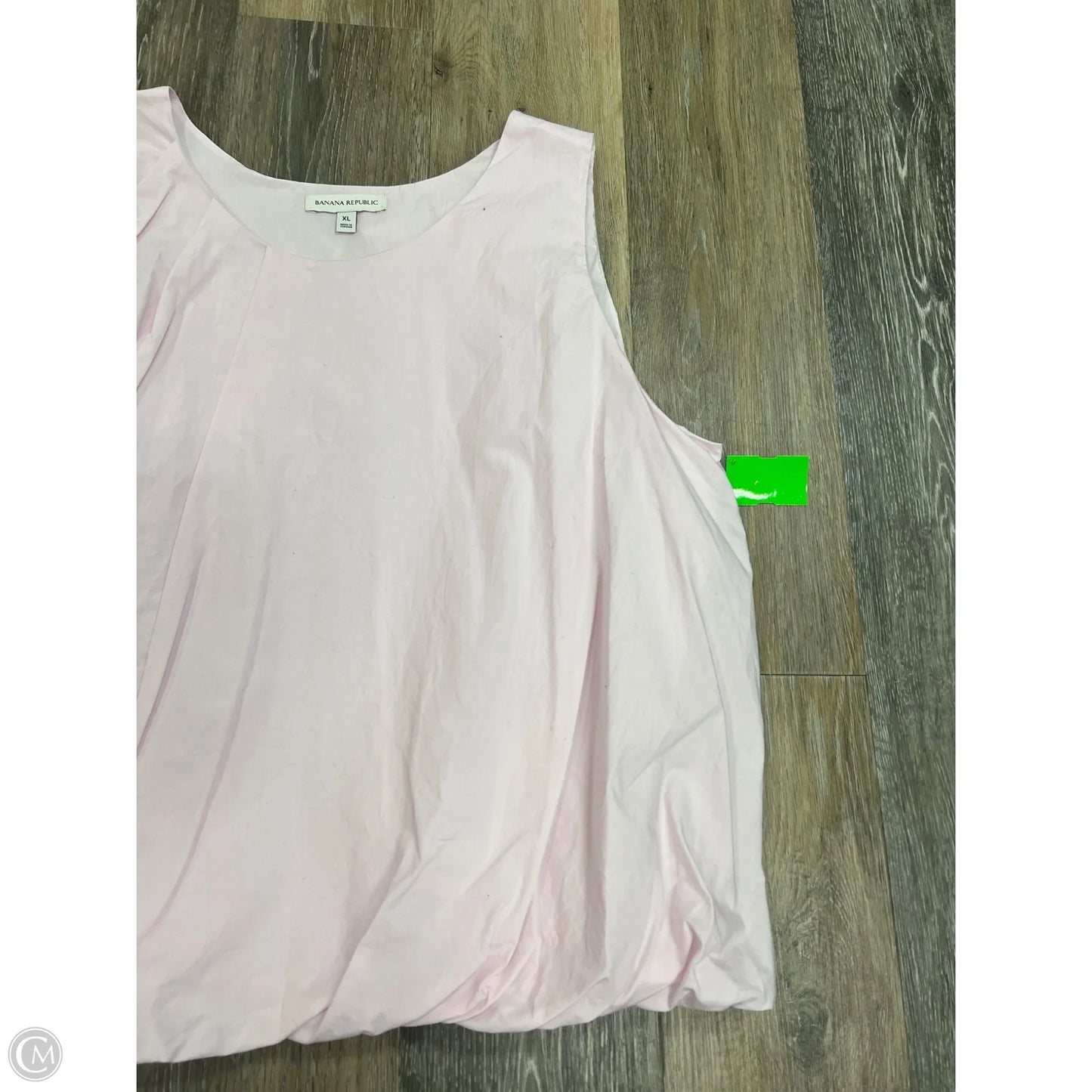 Top Sleeveless By Banana Republic In Pink, Size: Xl
