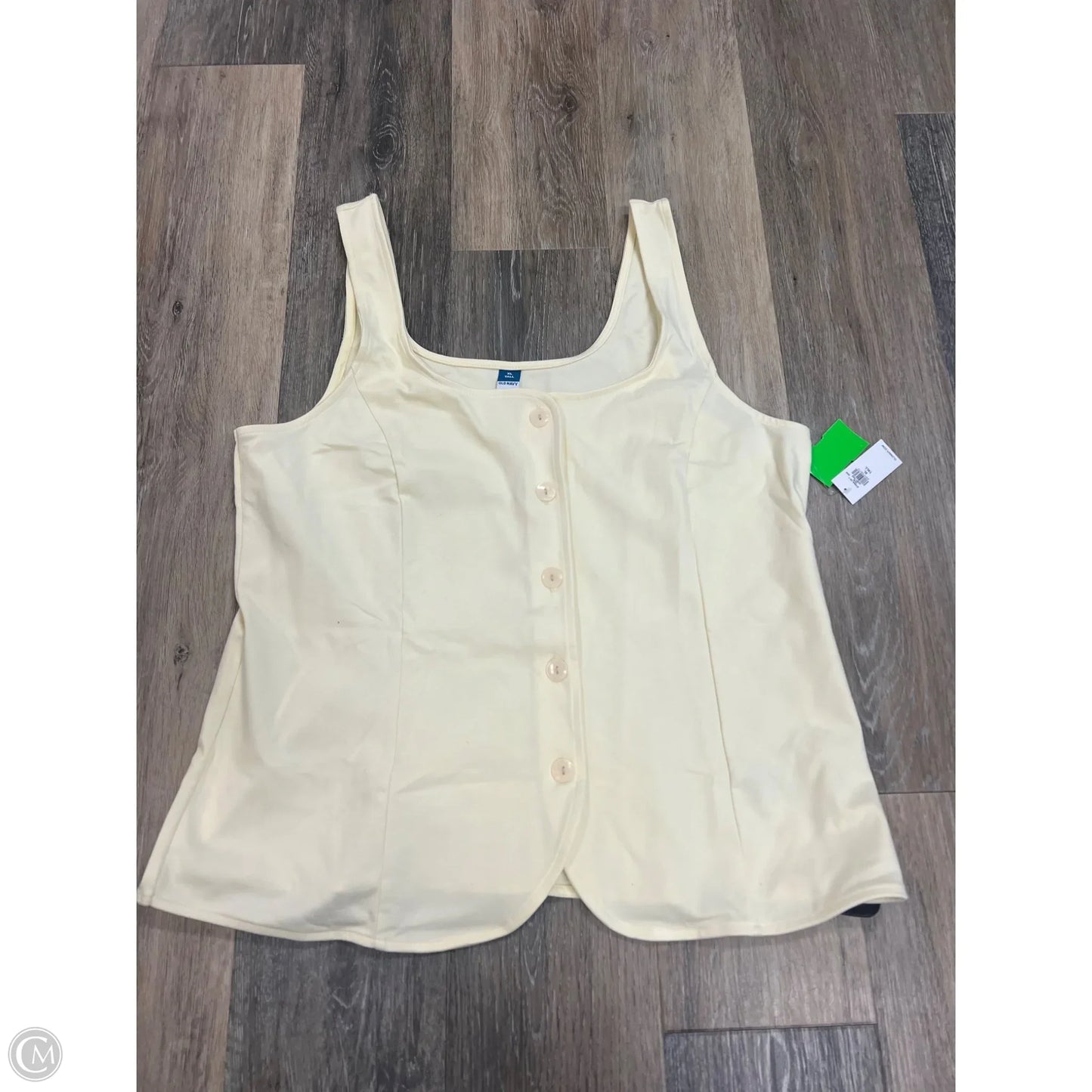 Tank Top By Old Navy In Yellow, Size: Xl (tall)