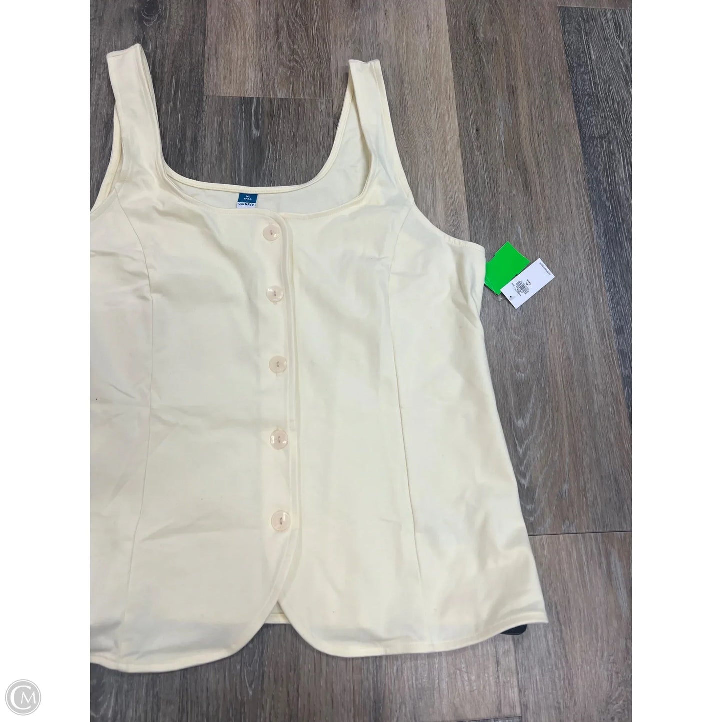 Tank Top By Old Navy In Yellow, Size: Xl (tall)