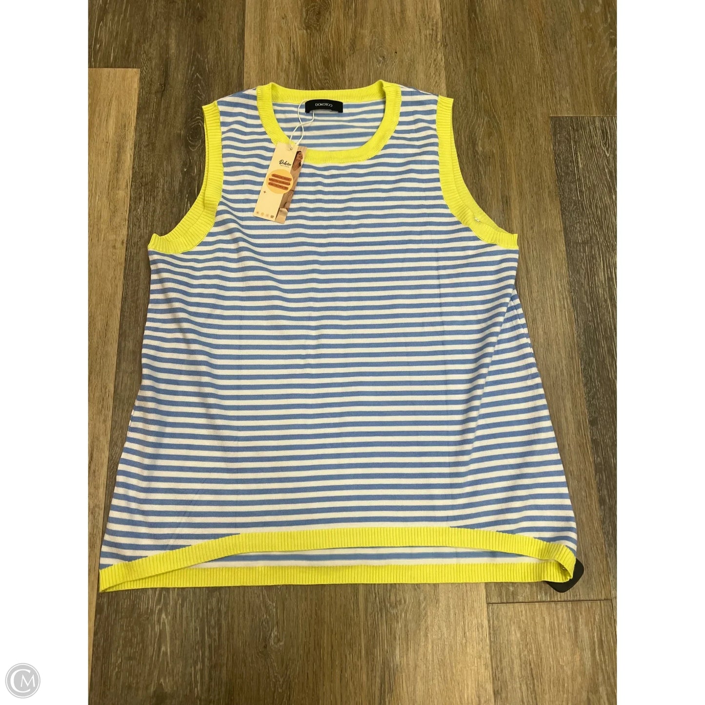 Top Sleeveless By Dokotoo In Blue, Size: Xl