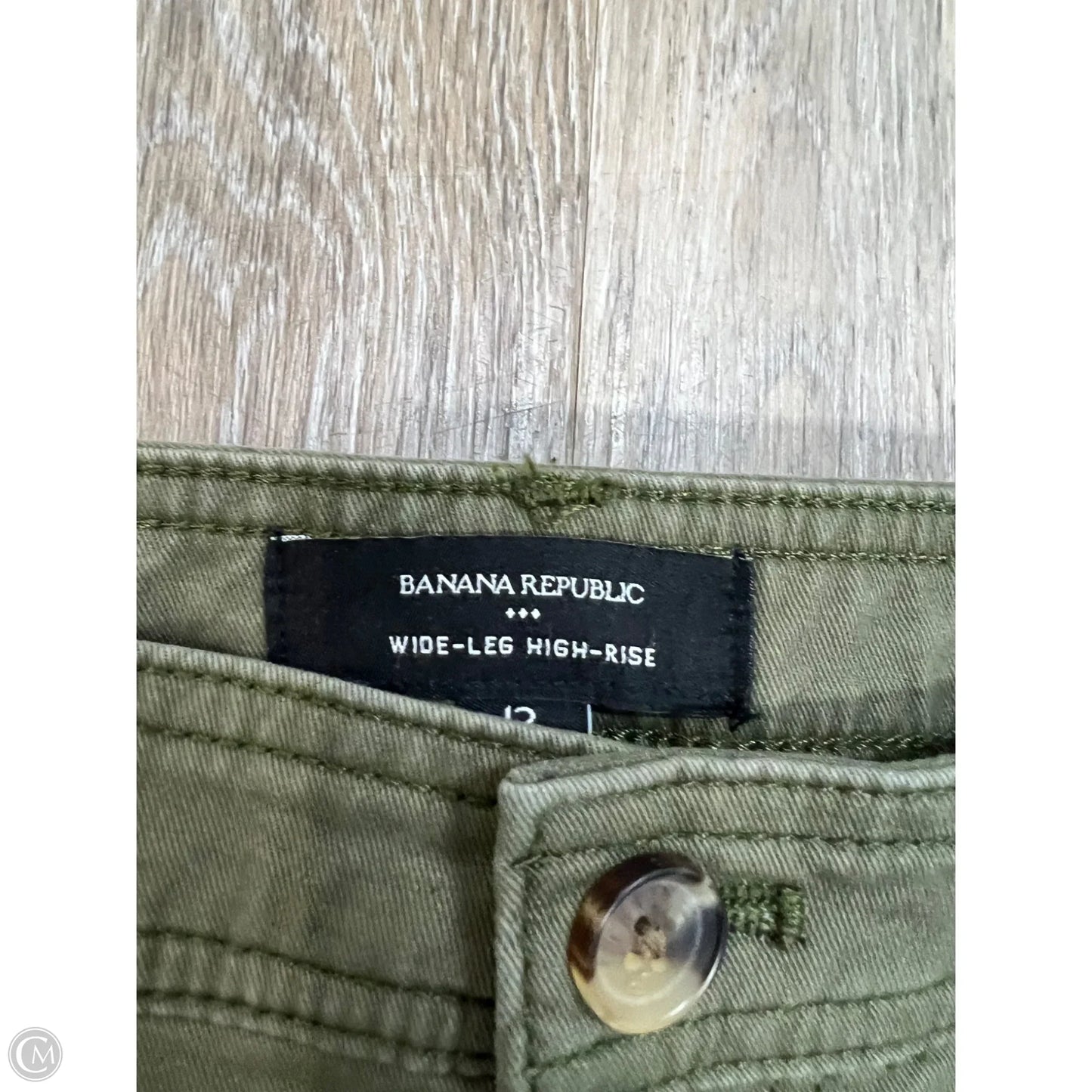 Pants Wide Leg By Banana Republic In Green, Size: 12