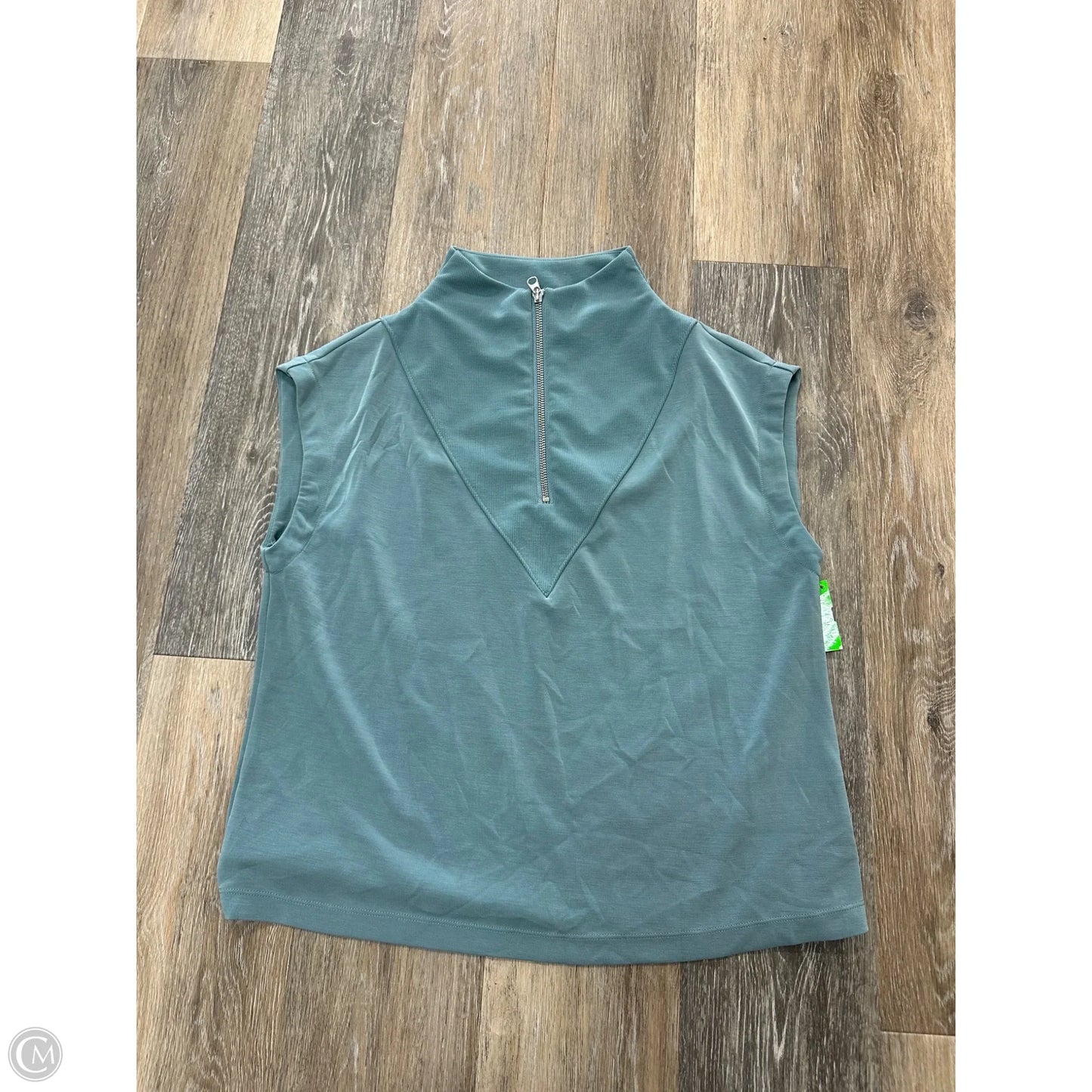 Athletic Top Short Sleeve By 7diamonds In Blue, Size: M