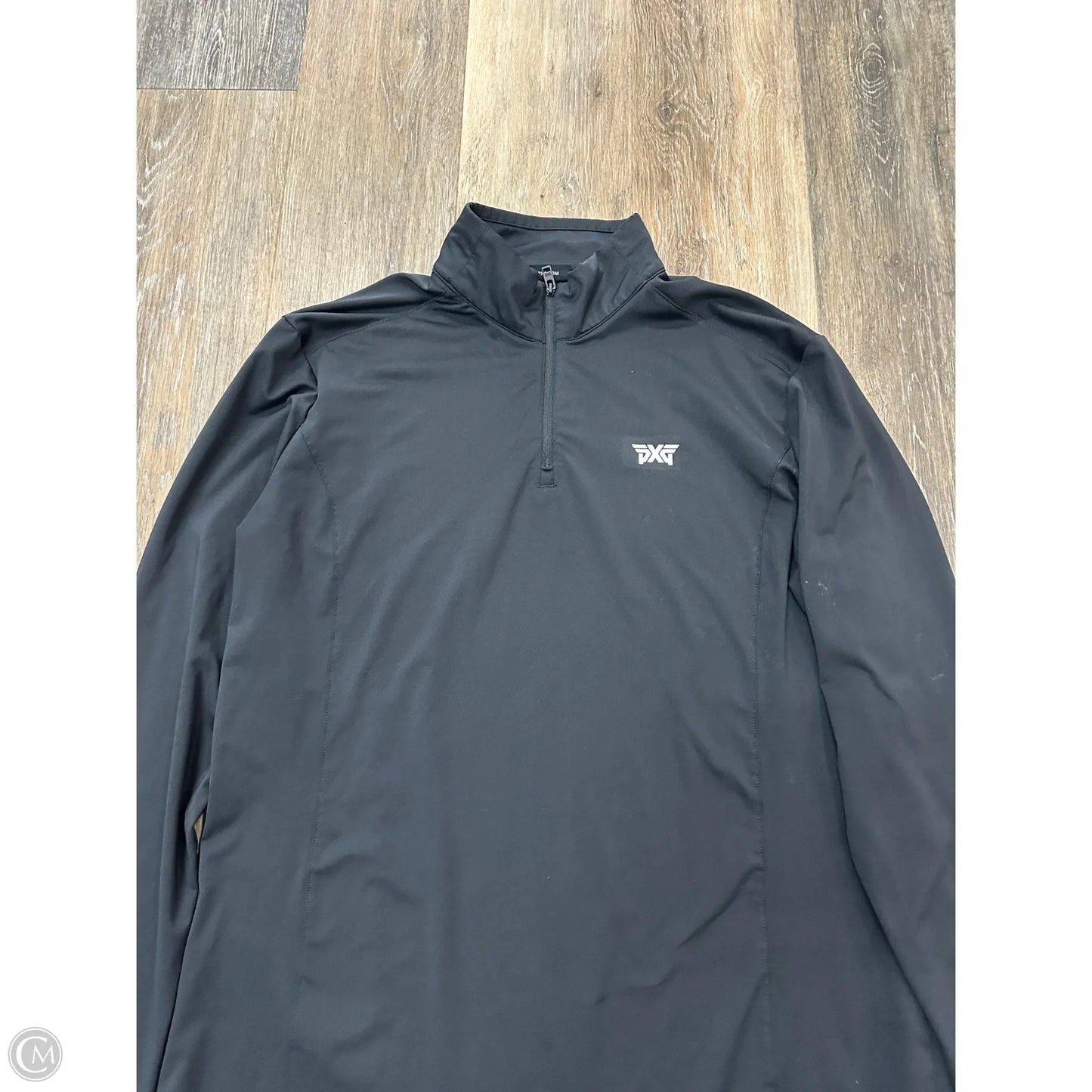 Athletic Top Long Sleeve Collar By PXG In Black, Size: L
