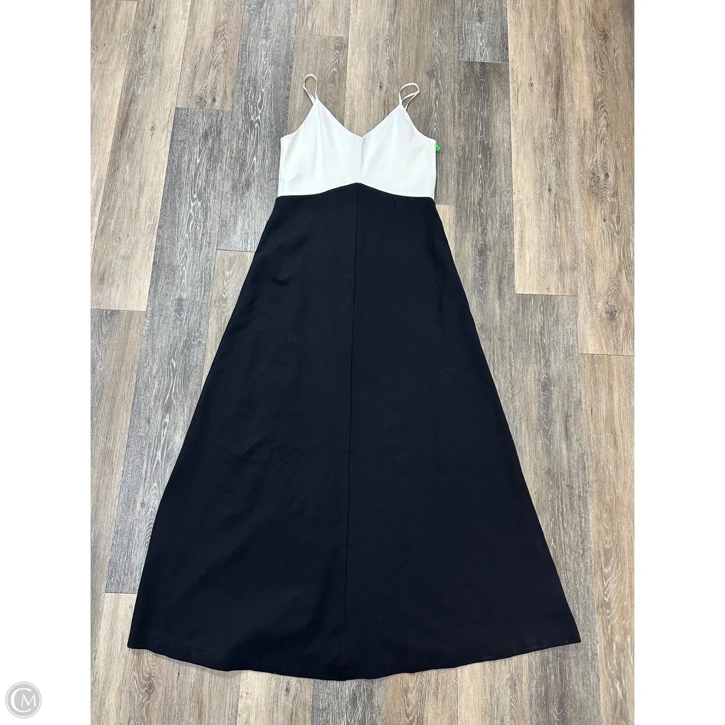 Dress Casual Maxi By Pomander Place In Black & White, Size: L