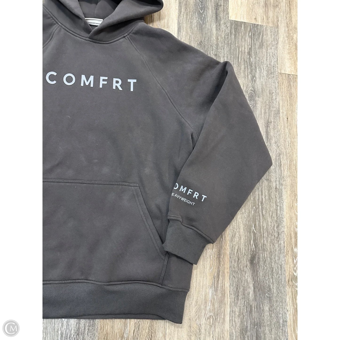 Sweatshirt Hoodie By Comfrt In Brown, Size: Xl