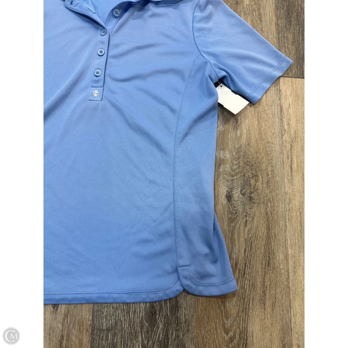 Athletic Top Short Sleeve By Nike Apparel In Blue, Size: M