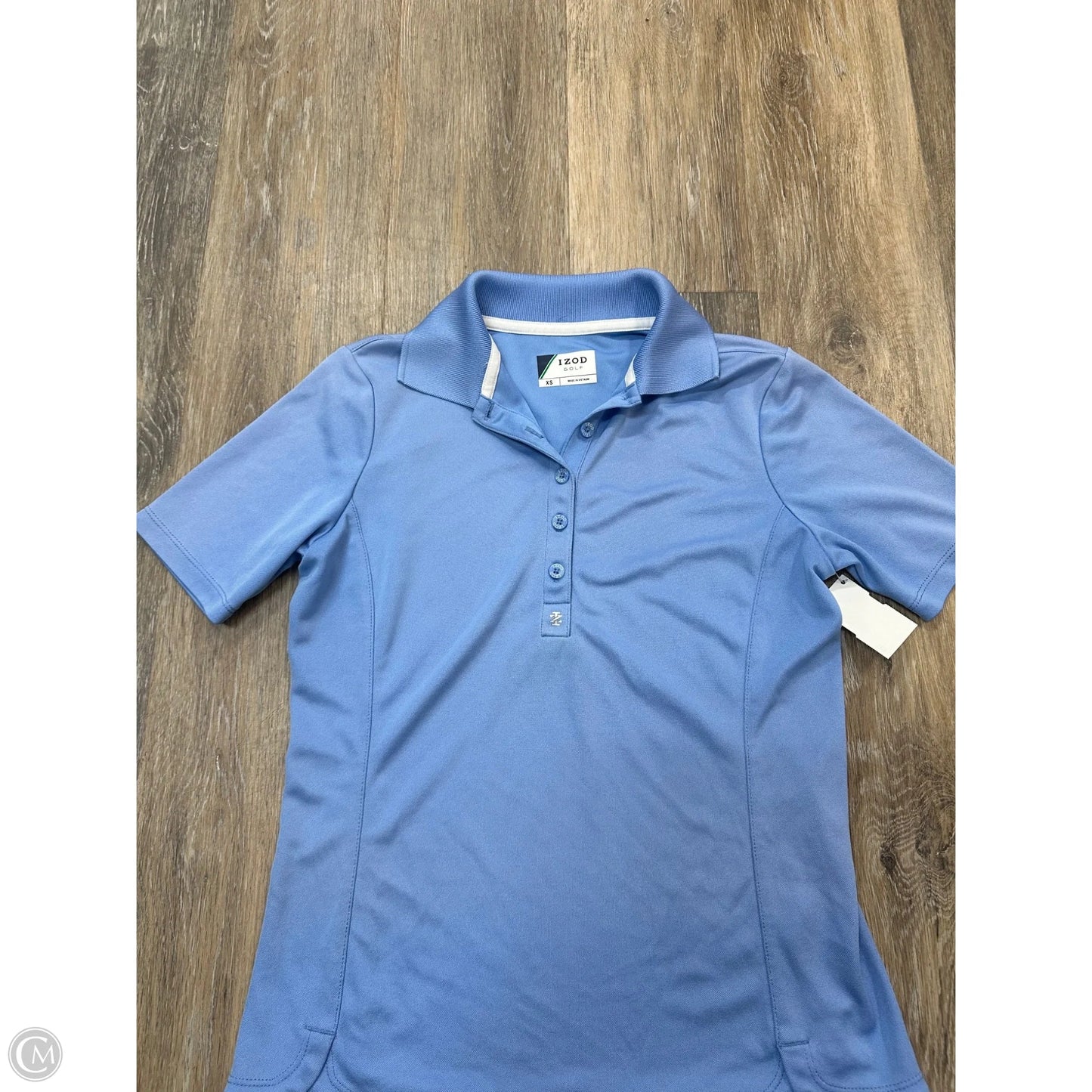 Athletic Top Short Sleeve By Nike Apparel In Blue, Size: M