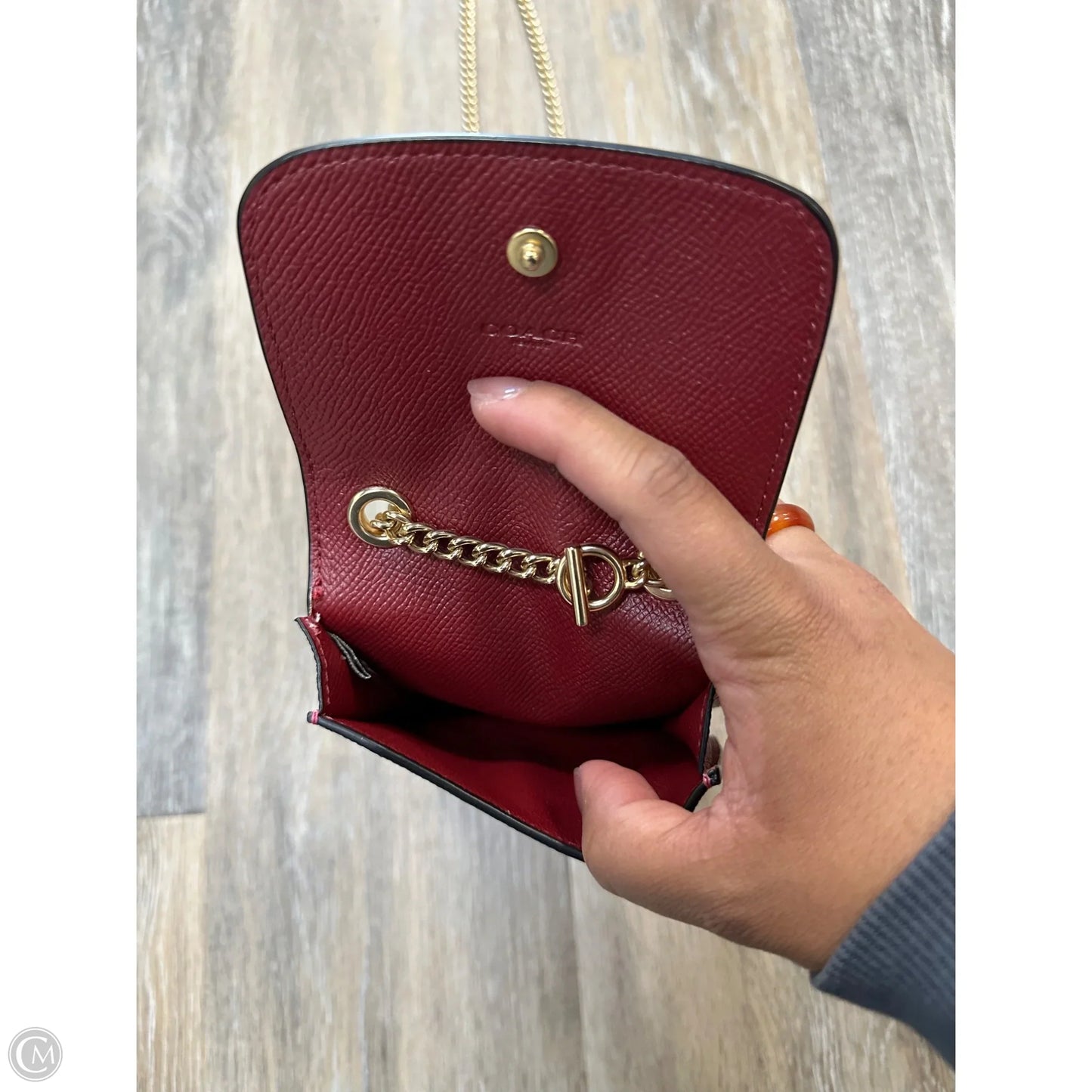 Crossbody Designer By Coach, Size: Small