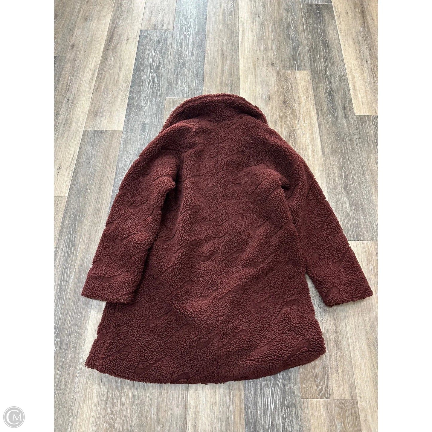 Coat Faux Fur & Sherpa By Nike Apparel In Brown, Size: S