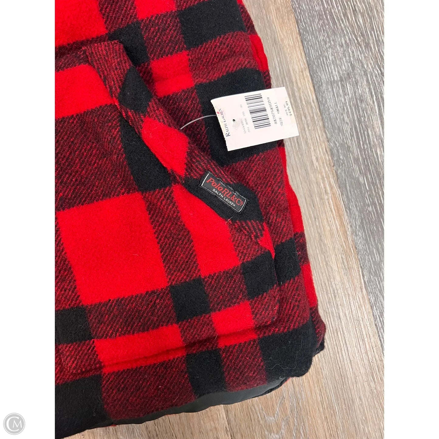 Vest Puffer & Quilted By Polo Ralph Lauren In Plaid Pattern, Size: Small