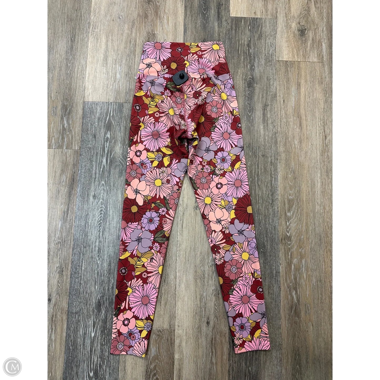 Athletic Leggings By Beach Riot In Floral Print, Size: S