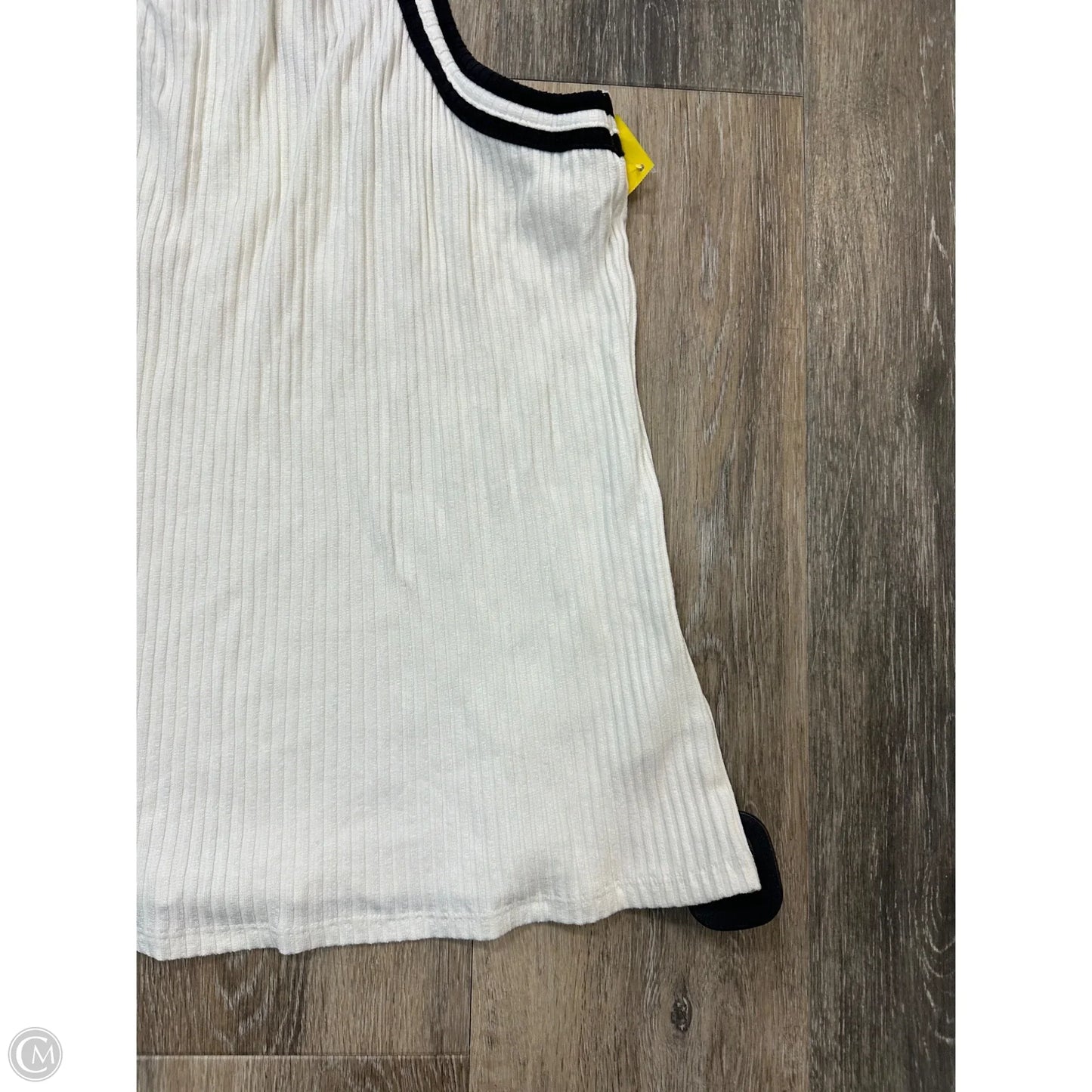 Tank Top By Anthropologie In Black & White, Size: Xl