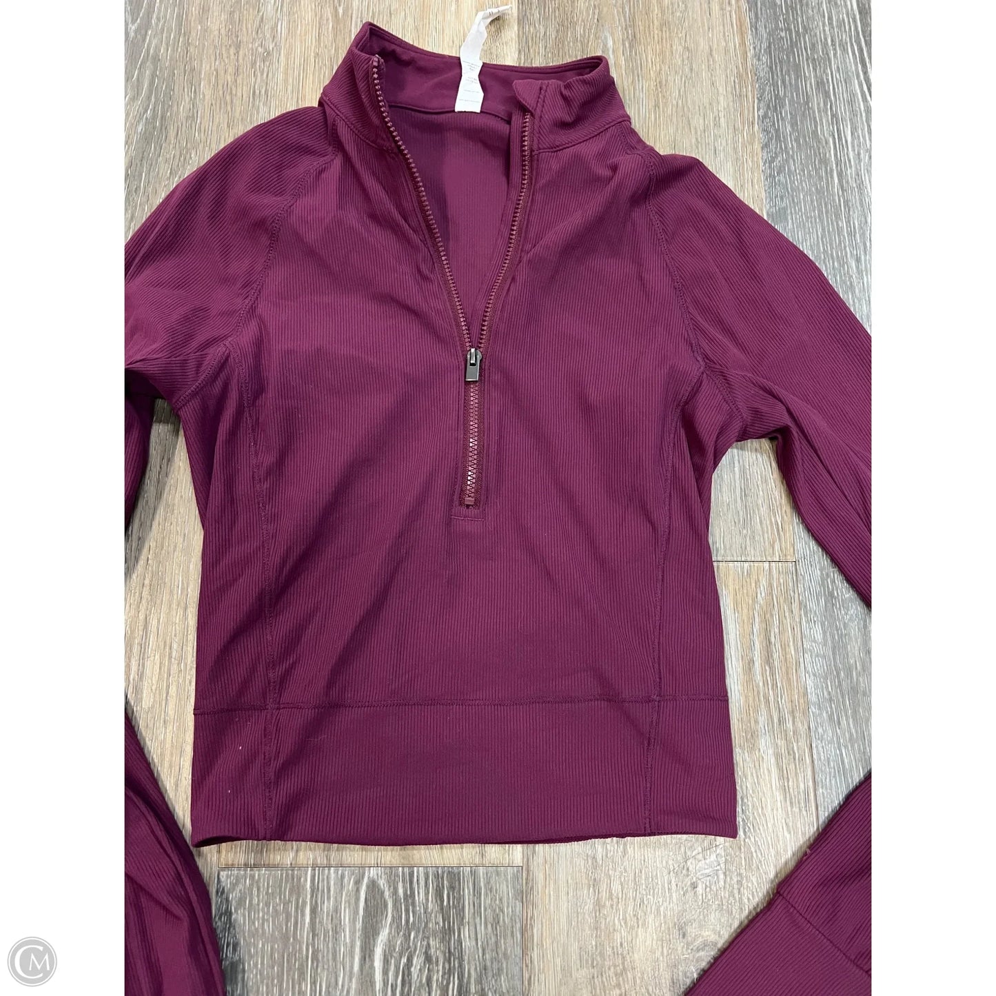 Athletic Top Long Sleeve By Stori In Purple, Size: 2