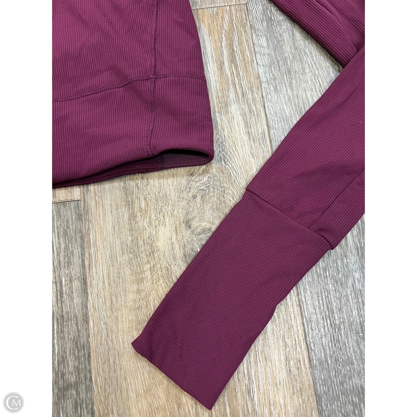Athletic Top Long Sleeve By Stori In Purple, Size: 2