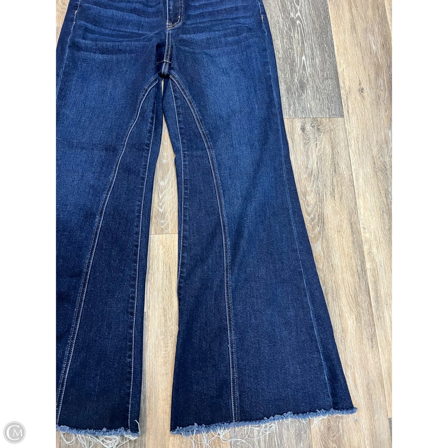 Jeans Flared By Vervet In Blue Denim, Size: 12/31