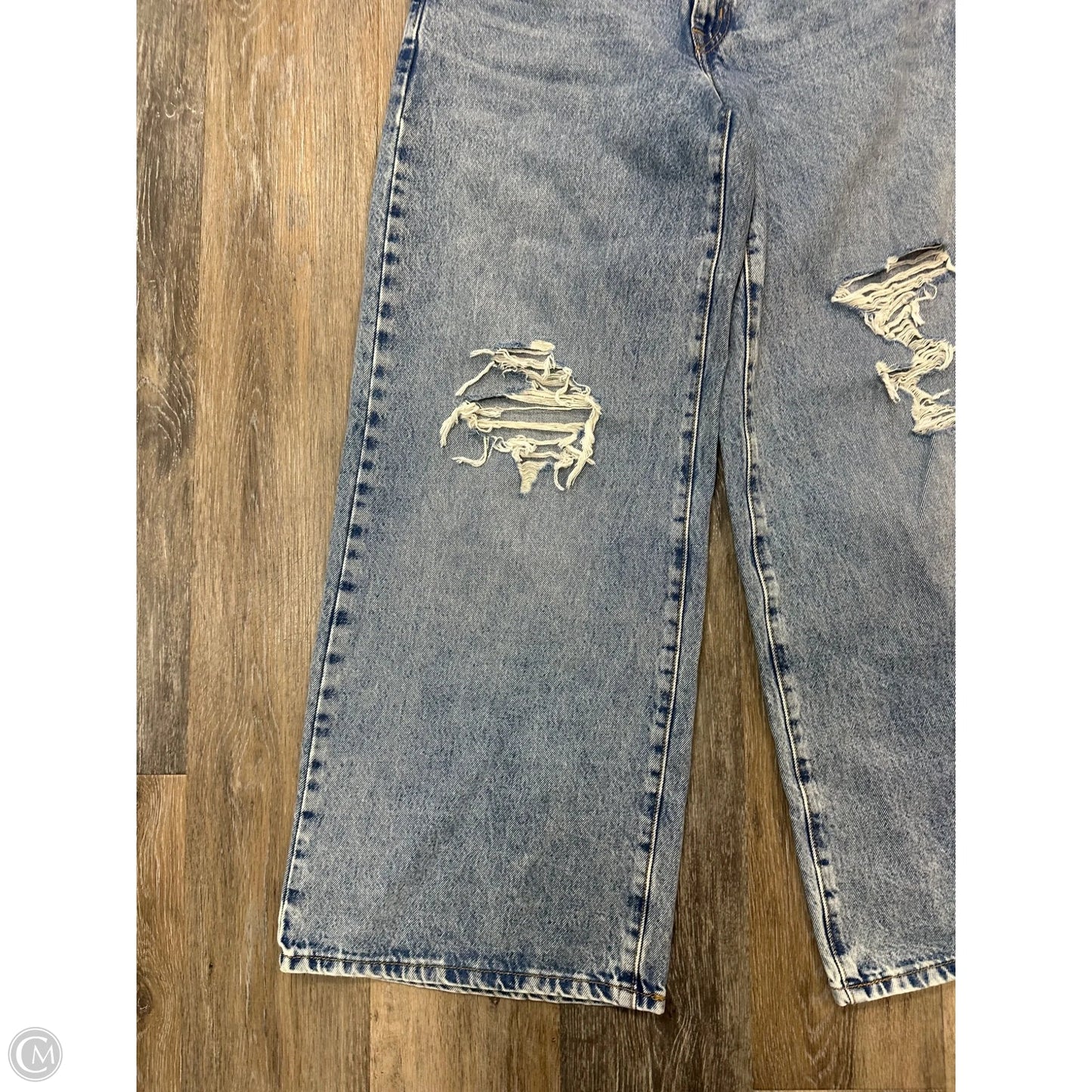 Jeans Boyfriend By Levis In Blue Denim, Size: 8
