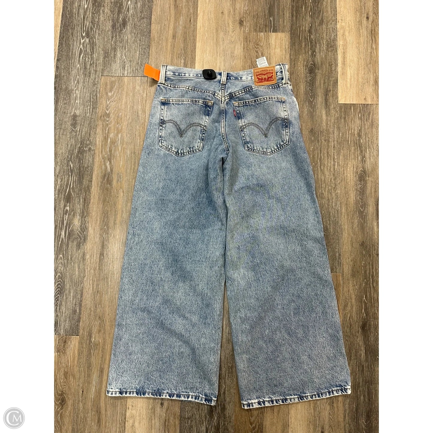 Jeans Boyfriend By Levis In Blue Denim, Size: 8