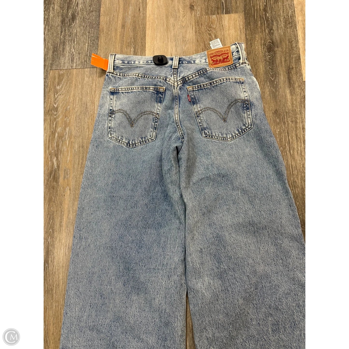 Jeans Boyfriend By Levis In Blue Denim, Size: 8