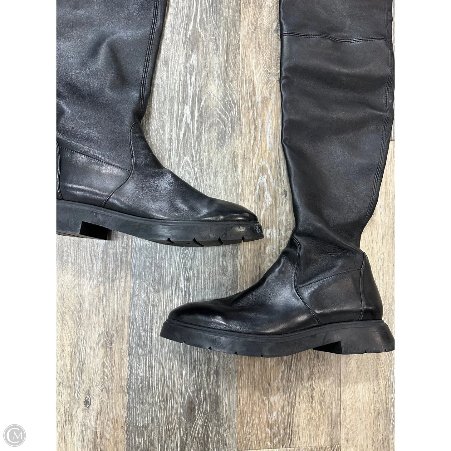 Boots Designer By Stuart Weitzman In Black, Size: 11