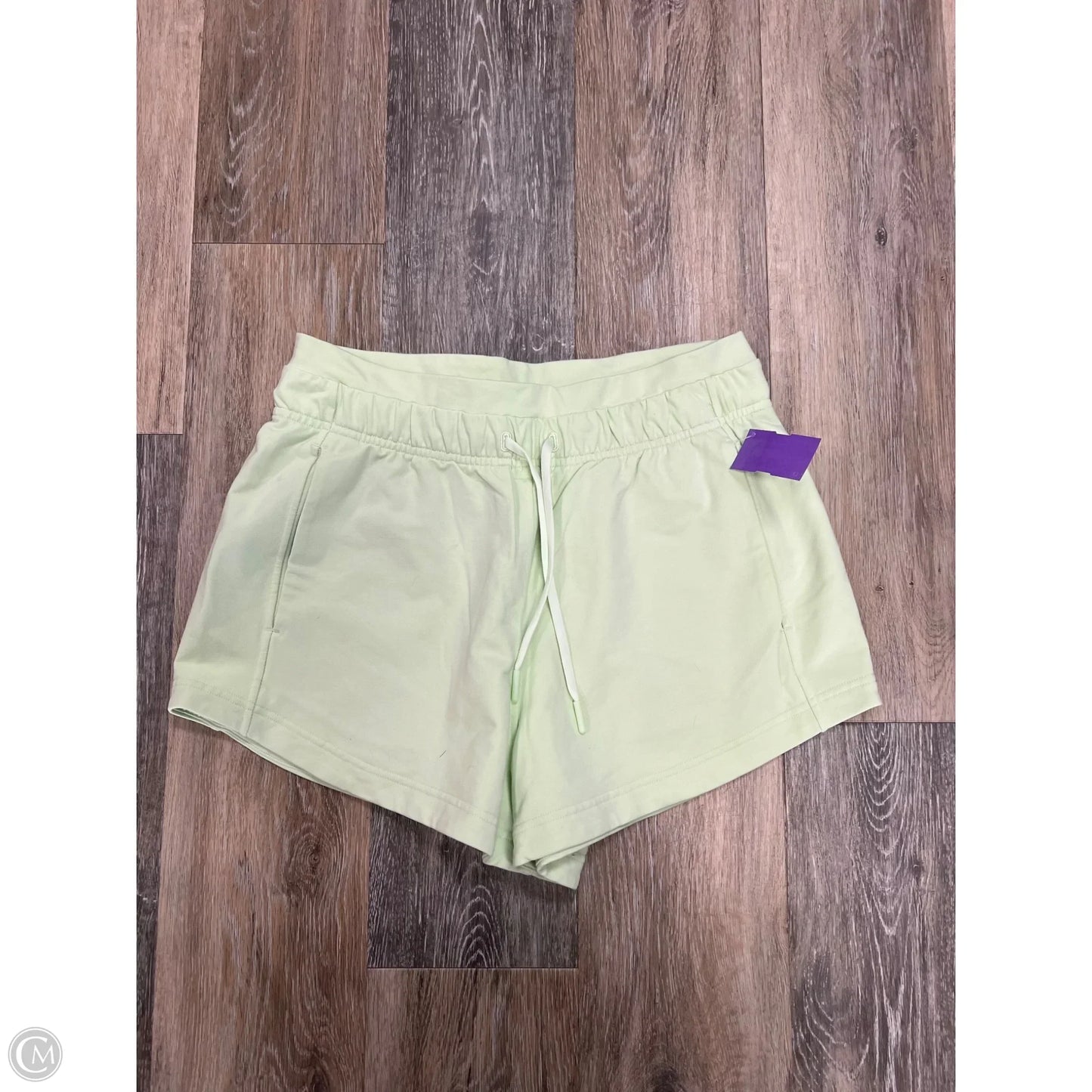 Athletic Shorts By Lululemon In Green, Size: 8