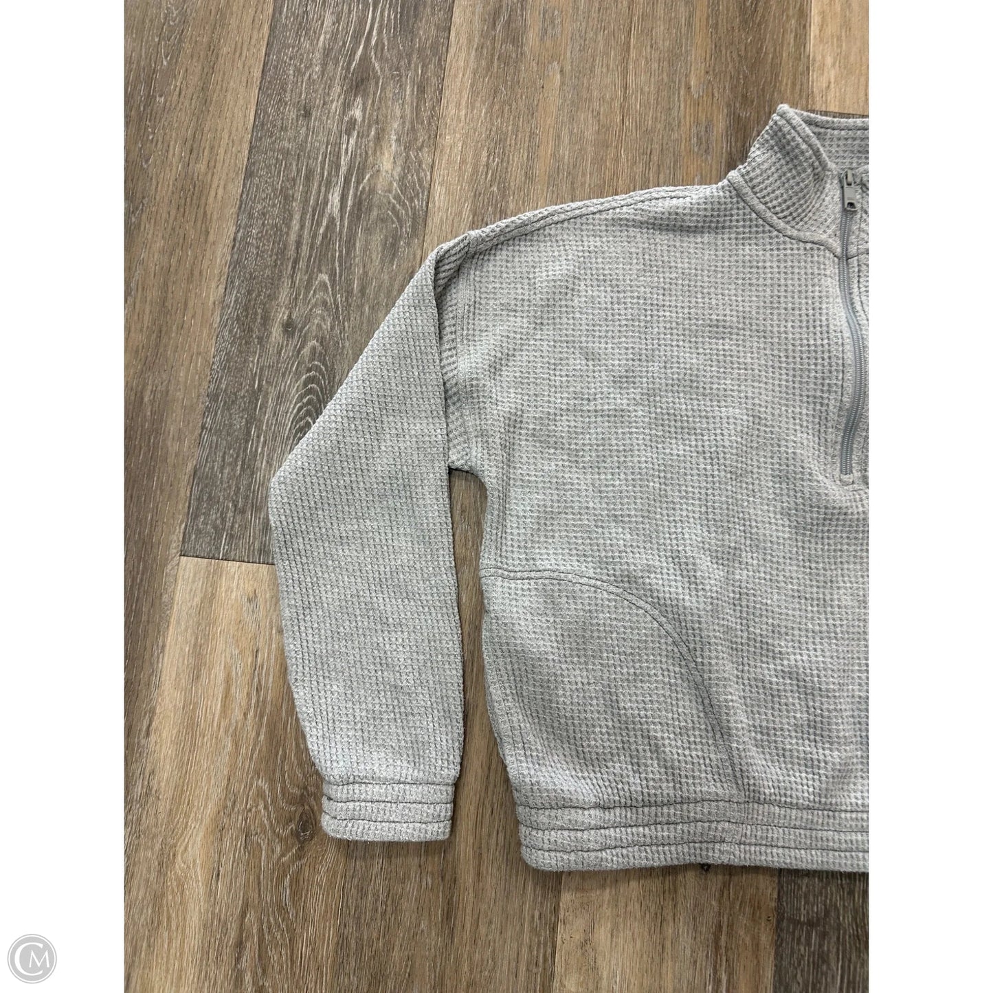 Top Long Sleeve By Aerie In Grey, Size: S