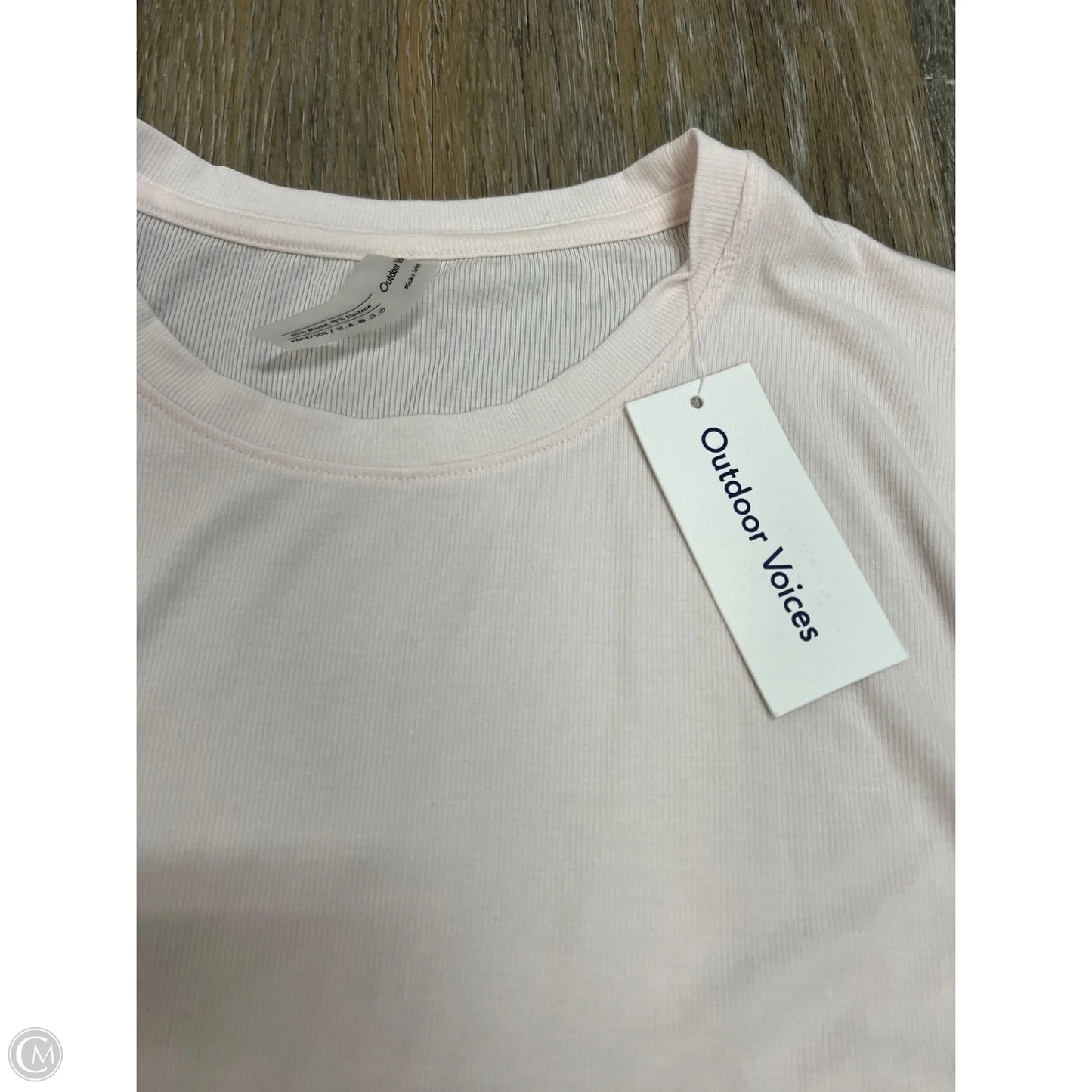 Top Long Sleeve By Outdoor Voices In Pink, Size: Xl