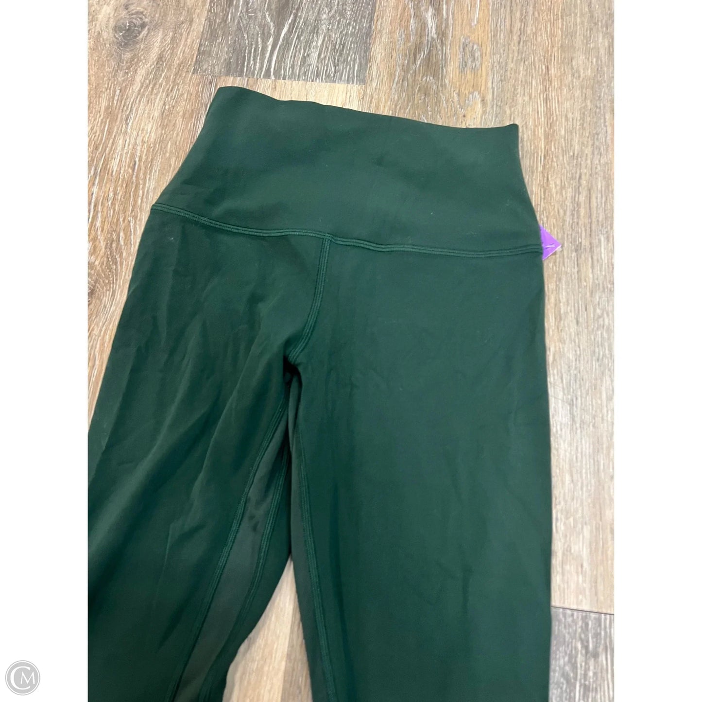 Athletic Leggings By Lululemon In Green, Size: 4