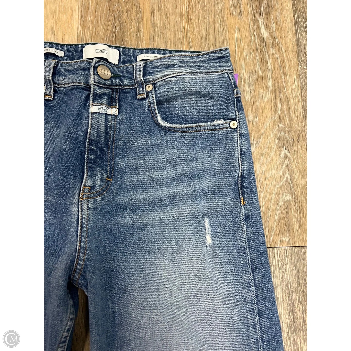 Jeans Straight By Closed In Blue Denim, Size: 4/27