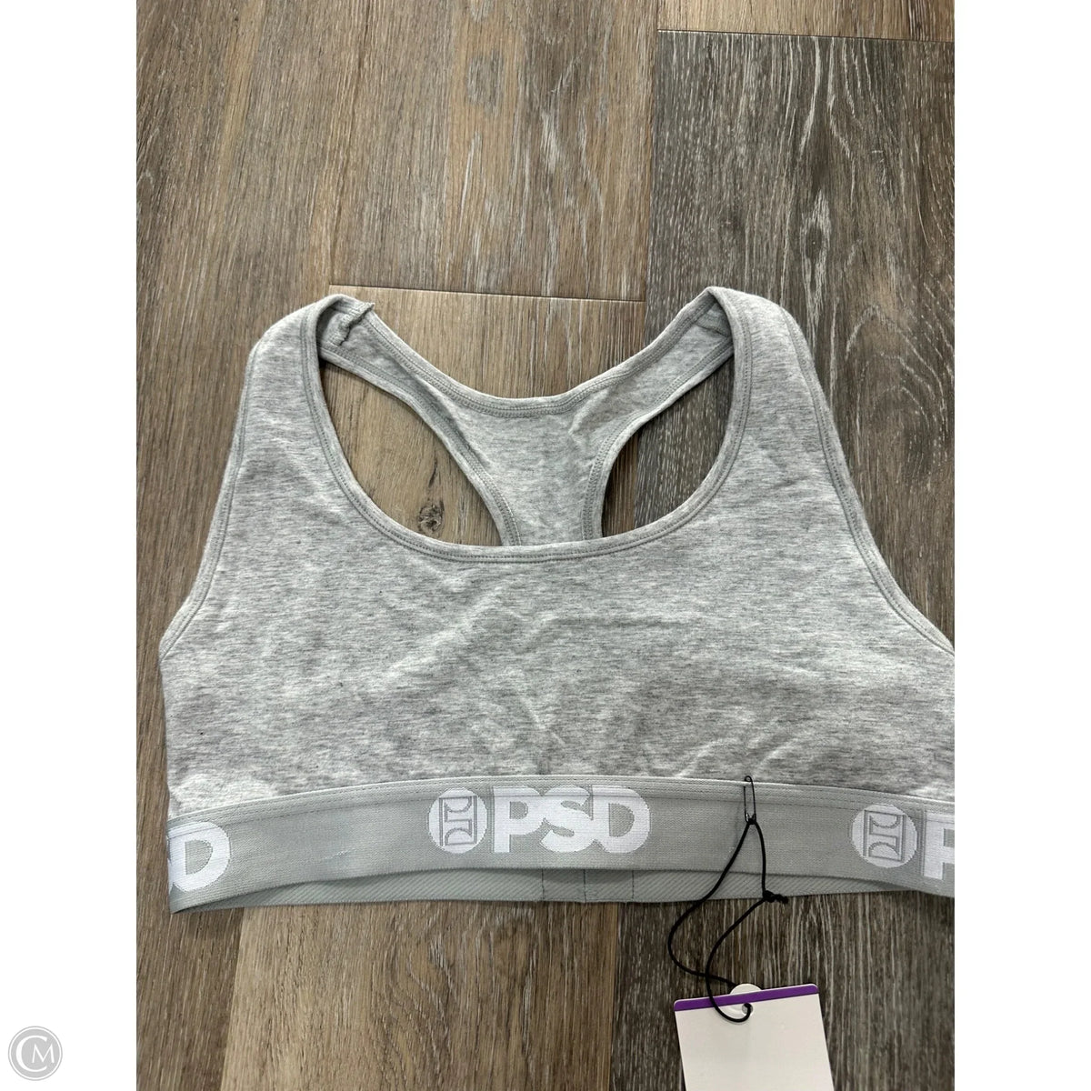 Athletic Bra By PSD In Grey, Size: M